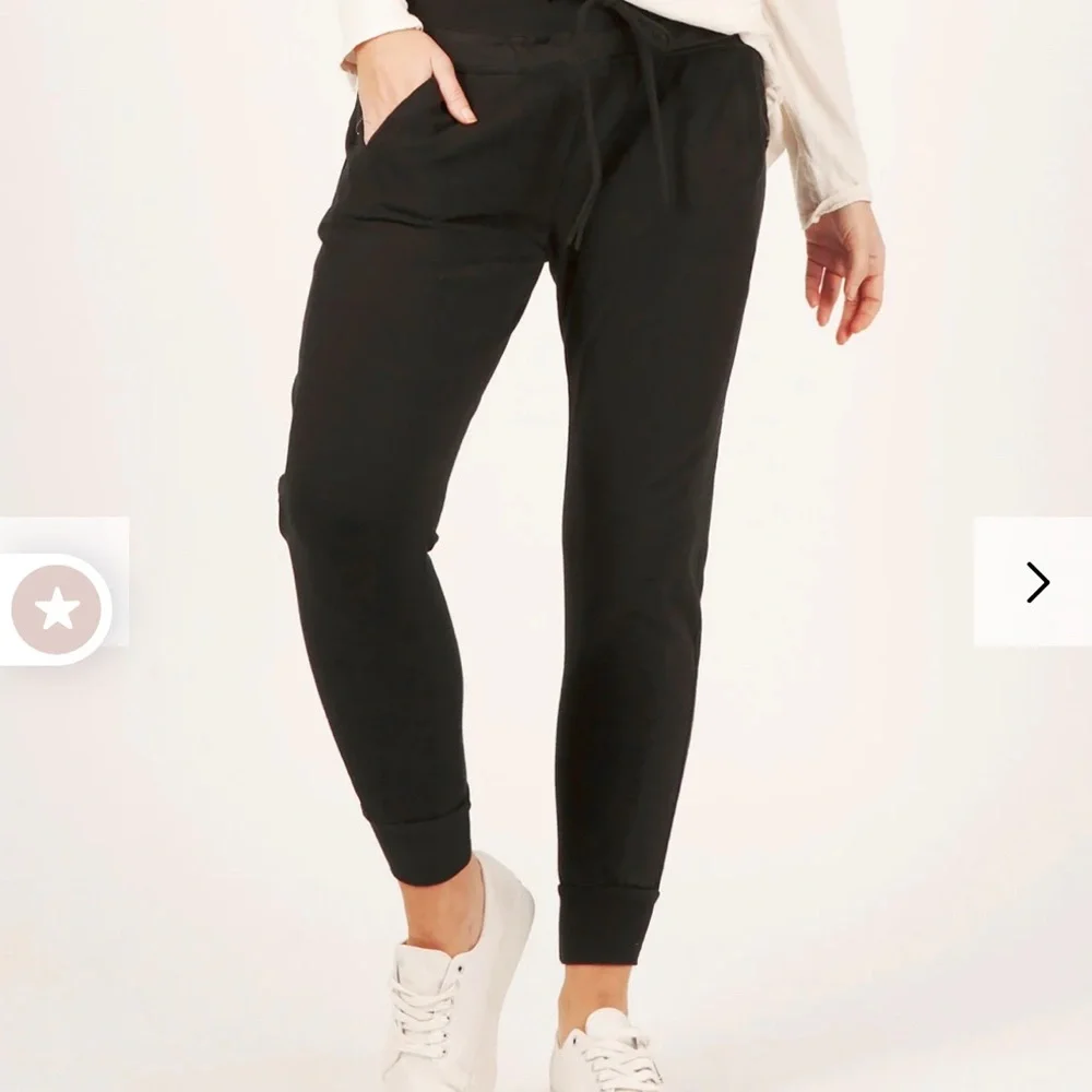 SUZY D LONDON Women's Black Jogger Pants,size L,Made in Italy,NWT - Picture 1 of 16